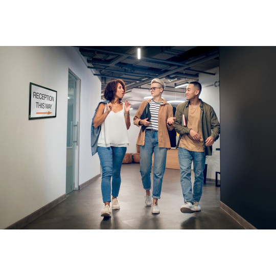 Tarra/magneettitasku A4 Musta /2kpl Nobo