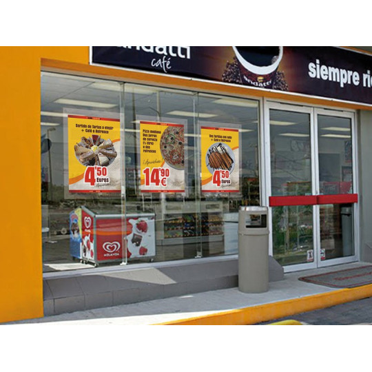 PosterFix Tarratasku A4 Slim Harmaa *EOL*