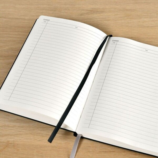 Muistikirja A5 Musta 192 sivua Classic Office - ylellinen notebook