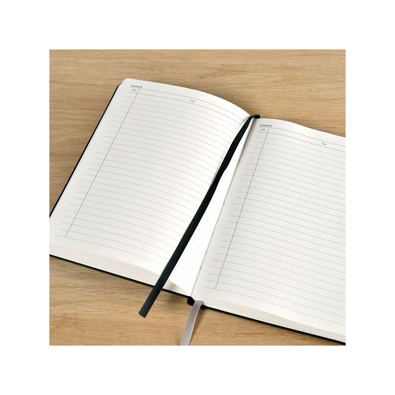 Muistikirja A5 Musta 192 sivua Classic Office - ylellinen notebook