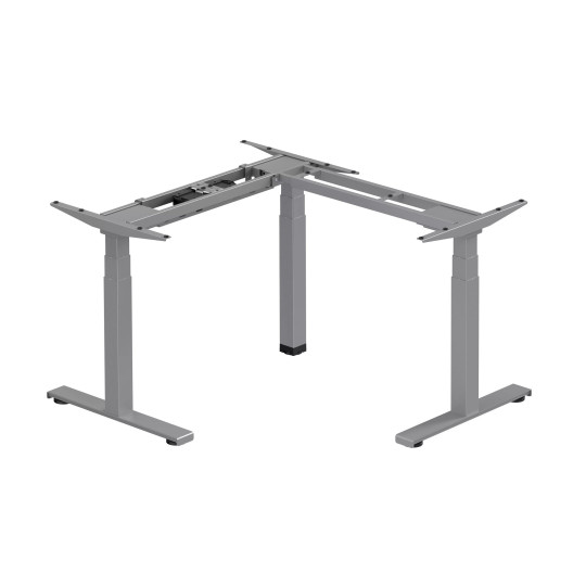 Sähköpöytärunko GetUpDesk Trio Harmaa