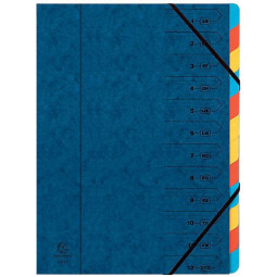 Esijärjestin 1-12 / A-Z Exacompta A4