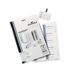 Nimikortti 75x40mm Durable 1453 /240kpl