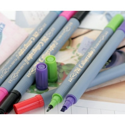 Kalligrafiakynäsarja Perusvärit 6kpl ZIG TC-3100