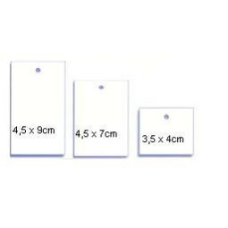 Kartonkilappu 45x70mm /1000kpl (ltk)
