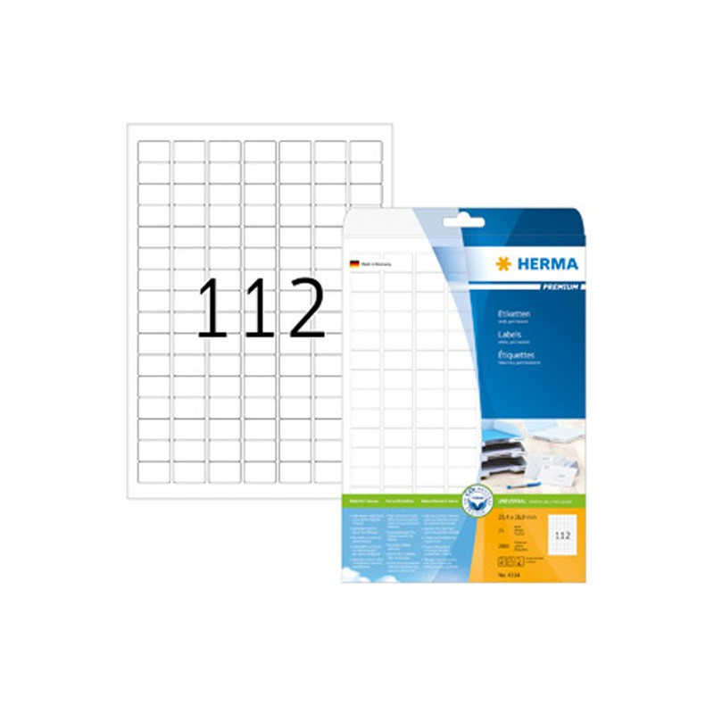 Herma 4695 112-jak. 25,4x16,9mm /25 arkkia