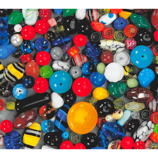 Helmilajitelma 1kg Lasi/kivi 3-30mm - askarteluun ja koristeluun