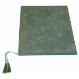 Adressikansio Sametti harmaa