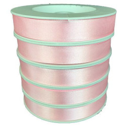 Satiininauha vaaleanpunainen 15mmx25m