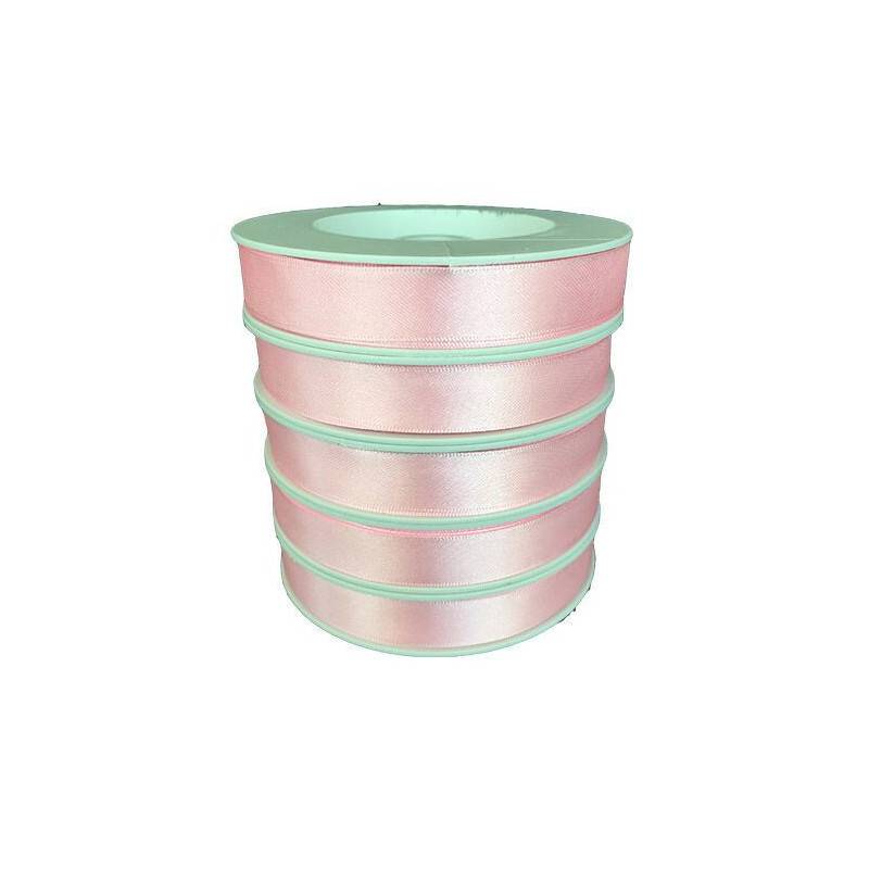 Satiininauha vaaleanpunainen 15mmx25m