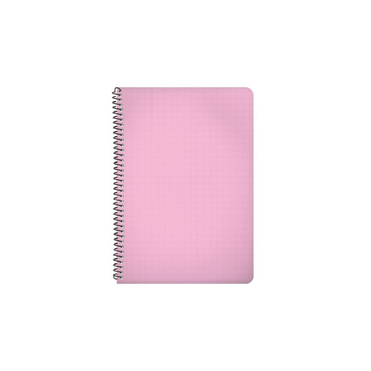 Kierrevihko A5/80 Rosa muovikansi