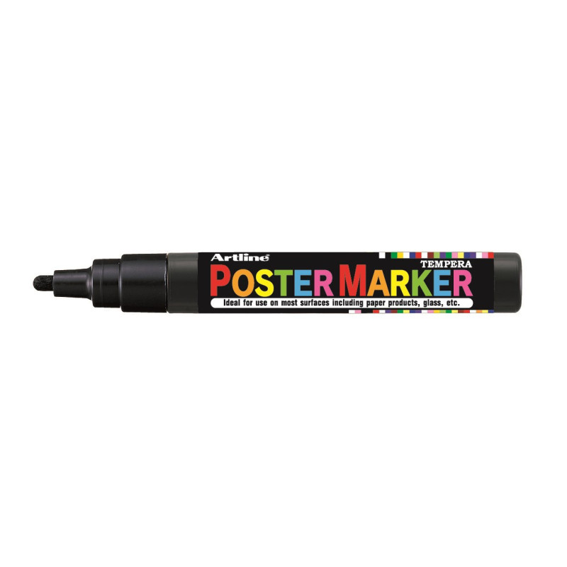 Poster Marker 2mm Musta Artline EPP-4