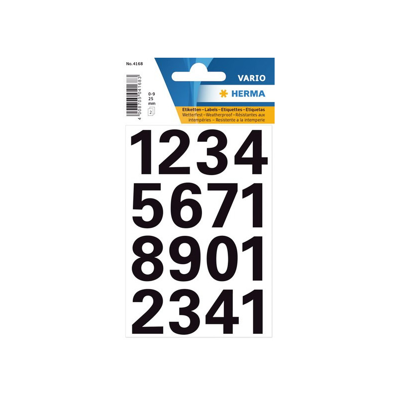 Herma 4168 Numerotarra