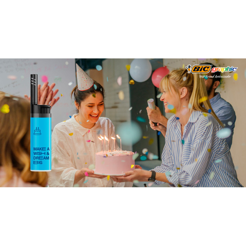 Sytytin omalla painatuksella Bic EZ Reach