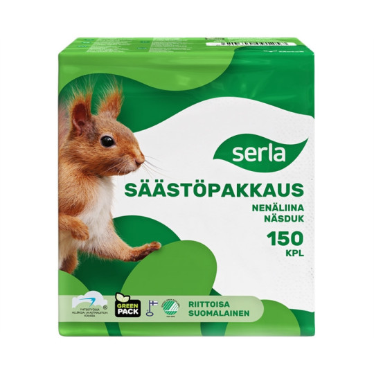 Nenäliina Serla /150kpl