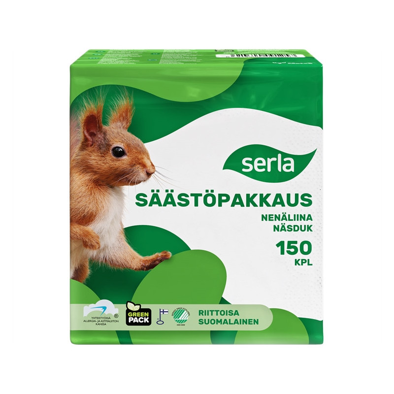 Nenäliina Serla /150kpl