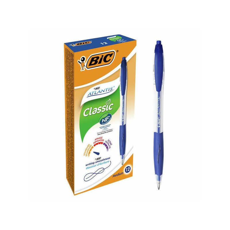 Kuulakynä BIC Atlantis Medium Sininen