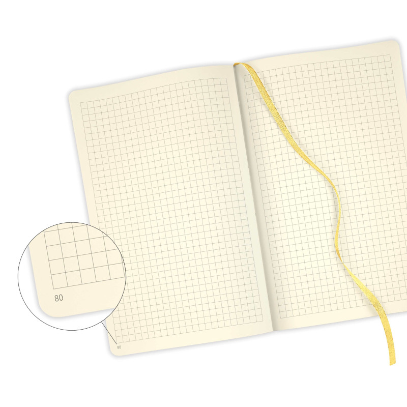 Muistikirja Castelli Harris Tobacco Brown A5 ruudut