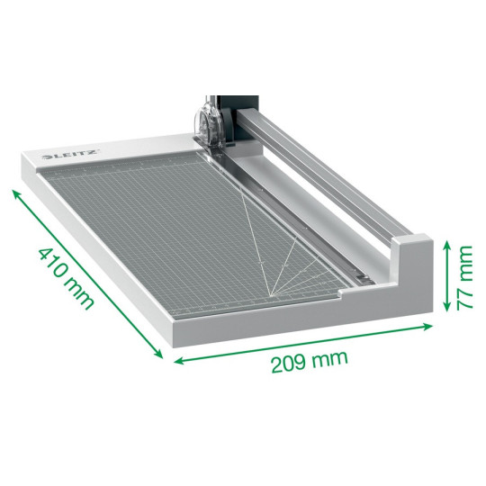 Paperileikkuri 410mm Leitz Home Office, edullinen A4-paperikoon rullaleikkuri