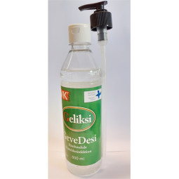 Käsihuuhde 500ml Gelaksi pumppupullossa