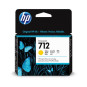 HP No 712 Yellow Mustepatruuna 29ml