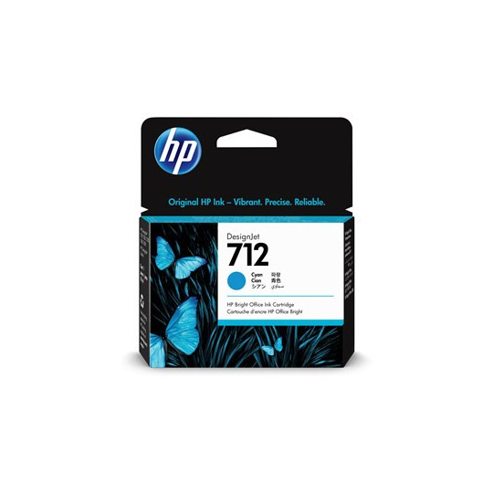 HP No 712 Cyan Mustepatruuna 29ml