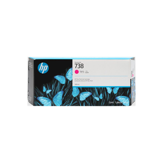 HP No 738 Magenta Mustepatruuna 300ml