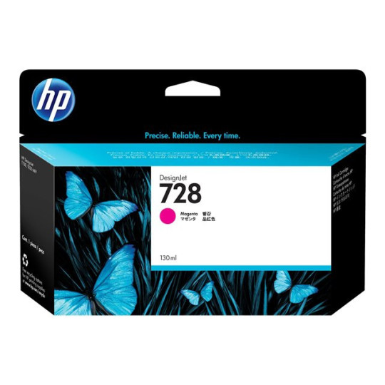 HP No 728 Magenta Mustepatruuna 130ml