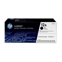 HP 12A Dualpack Musta 2x2K Laserkasetti