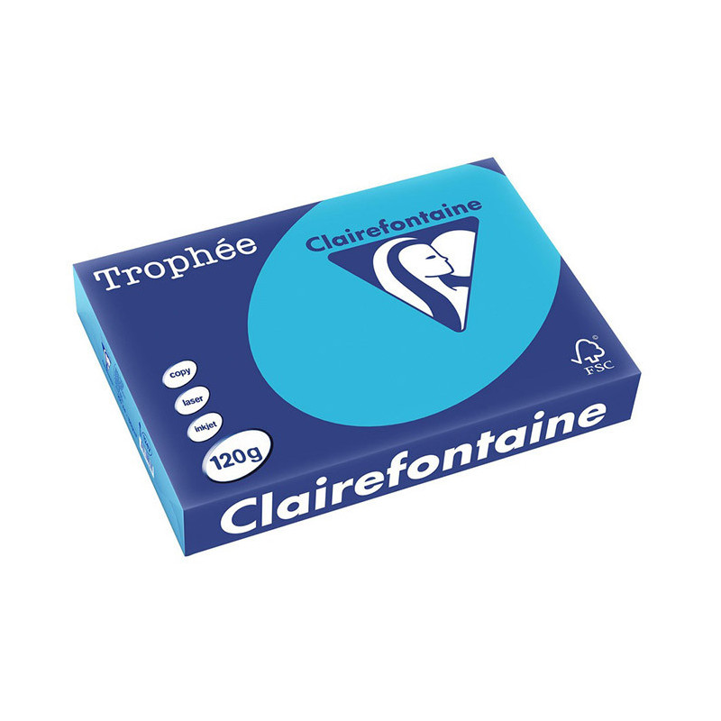 Väripaperi A4 120g Sininen /250 arkkia