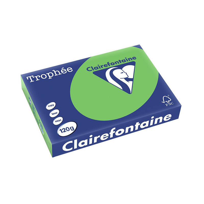 Väripaperi A4 120g Syvänvihreä /250 arkkia