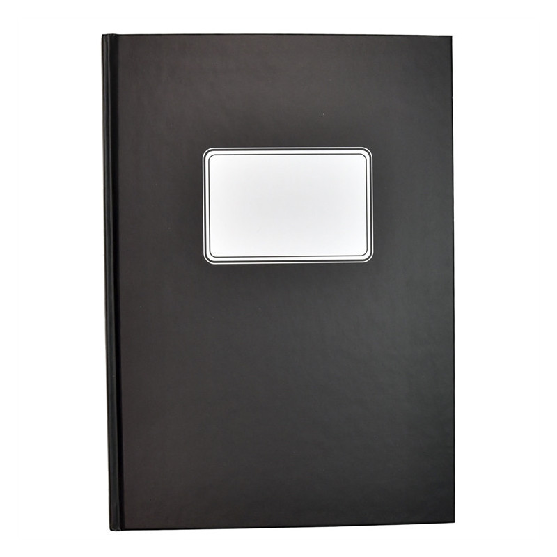 Konttorikirja A4 288S Musta/ruudut - perinteinen Karisto-muistikirja