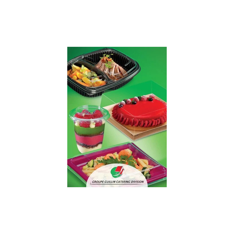 TakeAway-ruokarasia ja kansi 750ml /30kpl Guillin