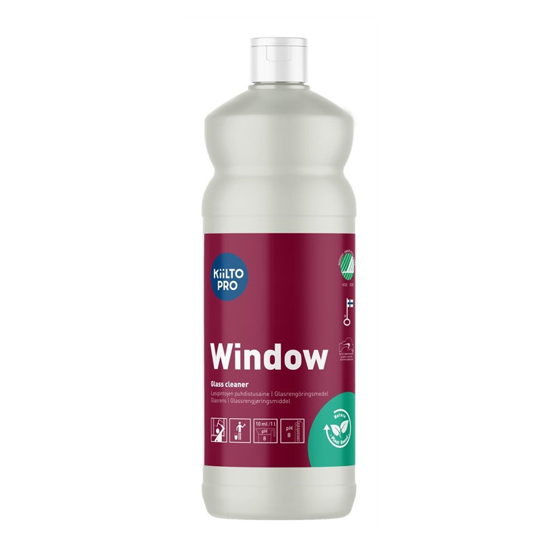 Lasinpuhdistusaine Kiilto Pro Window 1L
