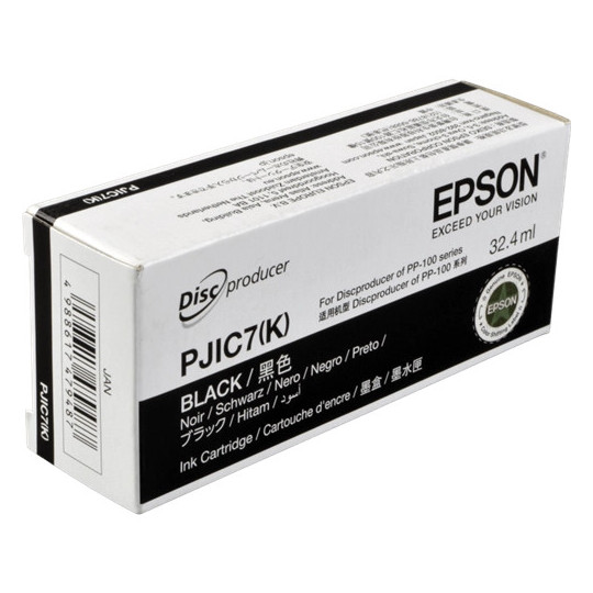 Epson PJIC7 Musta Mustepatruuna 26ml