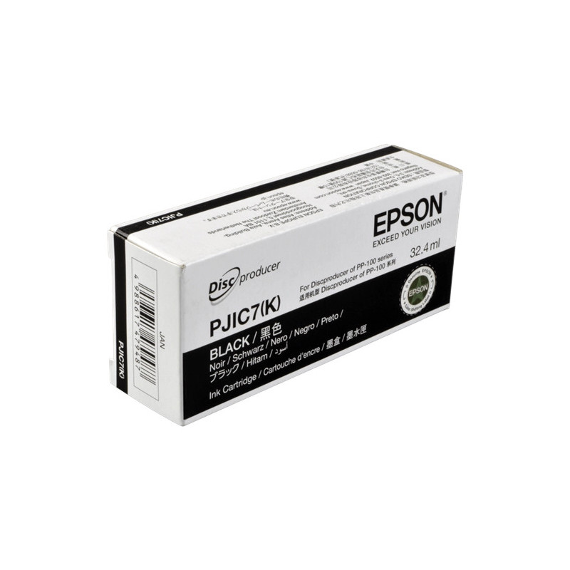 Epson PJIC7 Musta Mustepatruuna 26ml