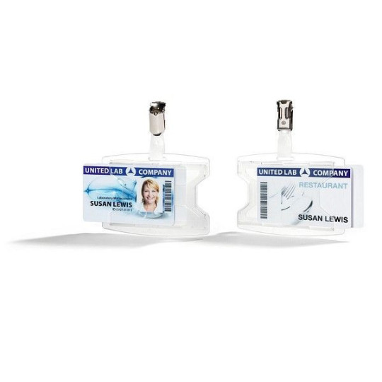 Kulkukorttikotelo DUO Durable 8962 2:lle kortille /25kpl