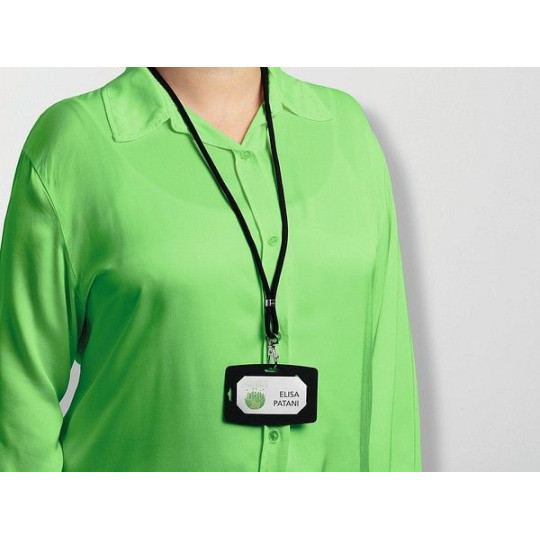 Durable 8241 Turvakaulanauha Vihreä rPET /10kpl - ekologinen tekstiilikaulanauha