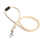 Durable 8241 Turvakaulanauha Beige rPET /10kpl - ekologinen tekstiilikaulanauha