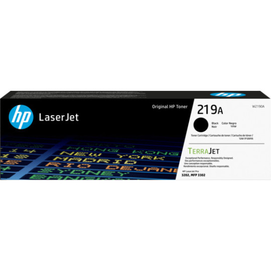 HP 219A Musta 1,3K Laserkasetti