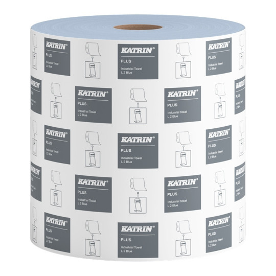 Vetopyyhe Katrin Plus L 447226 /2rla - edullinen, sininen teollisuuspyyhe