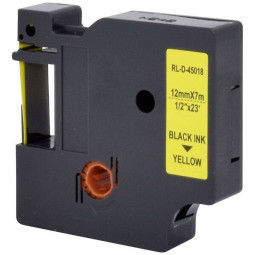 Tarrakasetti 12mm Musta/keltainen NS 45018