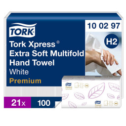 Käsipyyhe Tork H2 Multifold Extra Soft /21pkt (säkki)