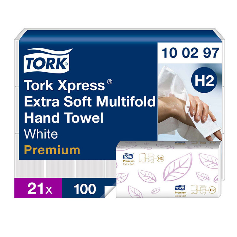 Käsipyyhe Tork H2 Multifold Extra Soft /21pkt (säkki)
