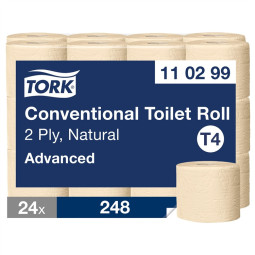 WC-paperi Tork T4 Natural Advanced /24rla - ekologinen vessapaperi