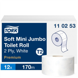 WC-paperi Tork T2 Soft Mini Jumbo /12rla (säkki)