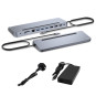 Telakka USB-C Triple Dock 100W i-tec