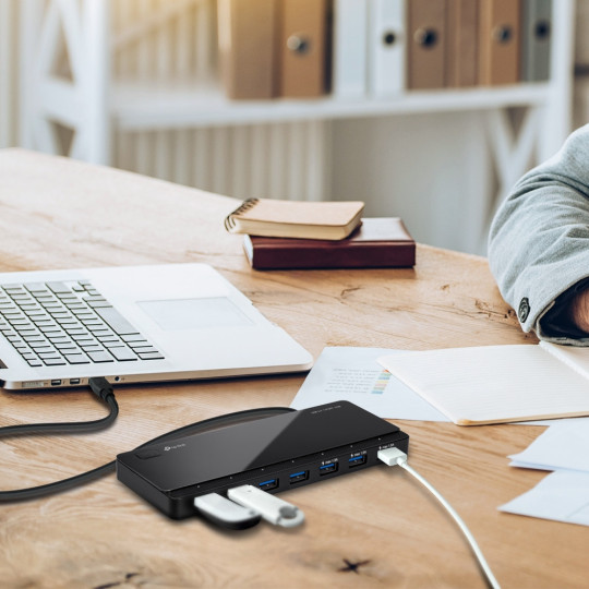 TP-LINK 7-port USB 3.0 Hub Desktop 12V/2.5A