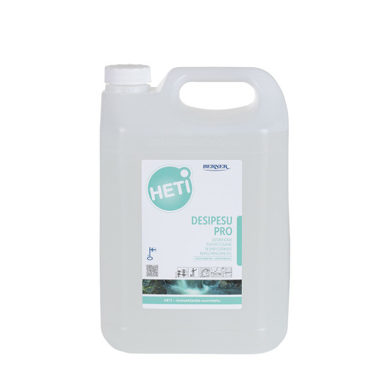 Puhdistus- ja desinfiointiaine Heti Desipesu Pro 5L ammattilaisille