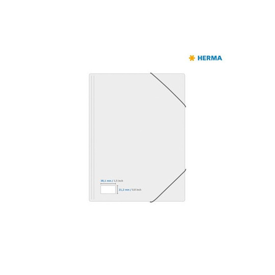 Tulostustarra A4 38,1x21,2mm 65-jakoinen Herma EKO 10725